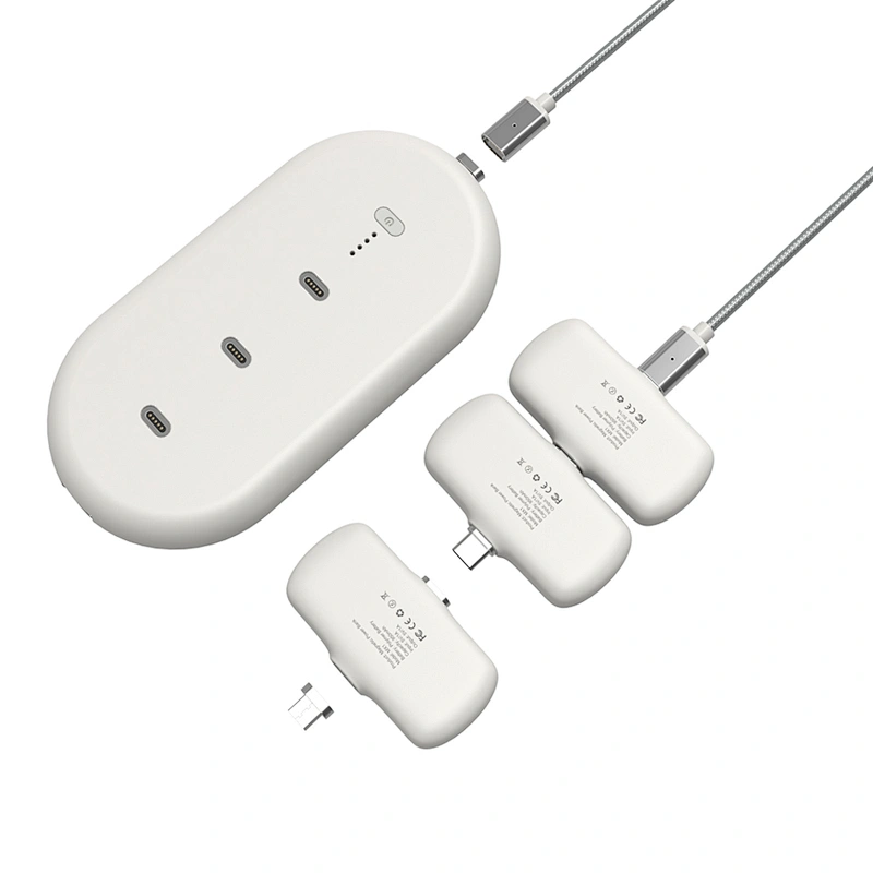For Iphone Android Type C Wireless Finger Magnetic Power Bank Charger