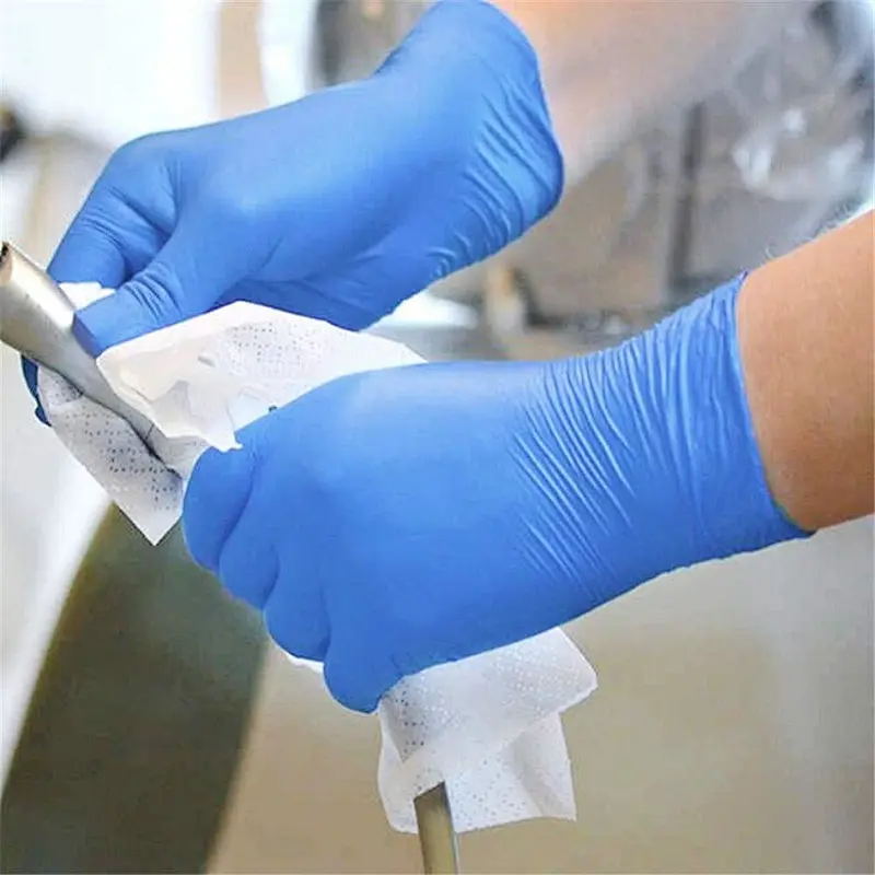 surgical Gown disposable gloves Disposable Gloves Blue Nitrile Gloves