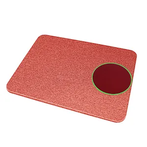 Promotion PU leather Mouse Mat Build-in QI Universal wireless charging pad