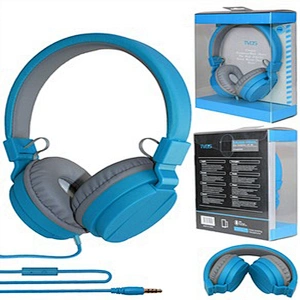 noise cancelling wired stereo headphone with microphone