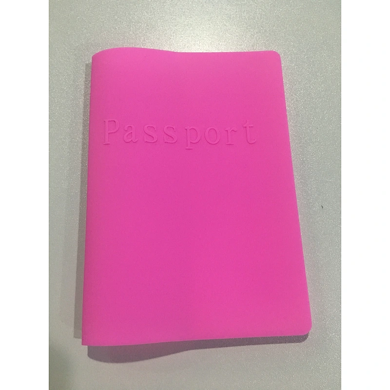 Custom Color Passport Holder Silicone Passport Case Cover