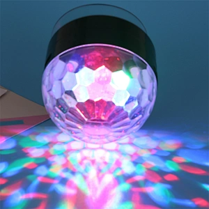 LED Crystal Magic Stage Rotating Ball Light Bluetooth Speaker