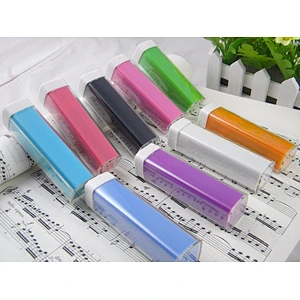 keychain 2600 mah pocket backpack lipstick mini portable powerbank