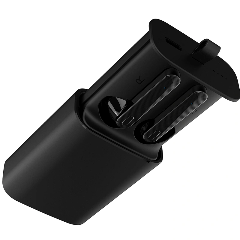 wireless microphone headphone 5.0 tws earbuds with charging case