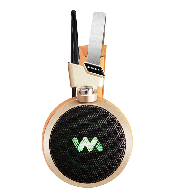 Professional Metal Gaming PC Headphones Surround Sound Wireless Earphone Gaming Headset