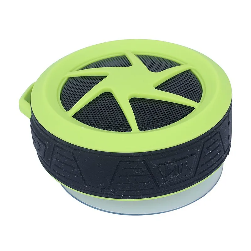 portable mini round wireless waterproof speaker