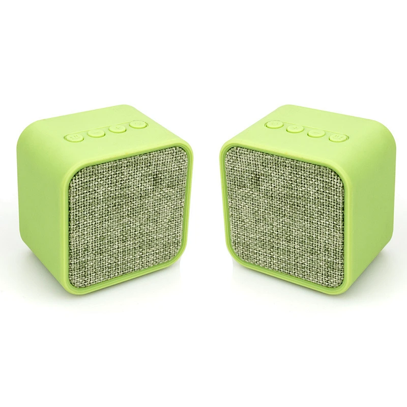 Promotion Gift Mini Wireless Bluetooth Cube Fabric Speaker