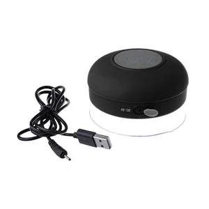 Tiny Portable Power Watewrproof for Xiaomi Mobile Phone Cute Mini Mushroom Round Home Shower Speaker Wireless Bluetooth Speaker