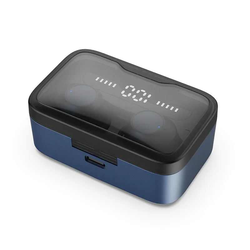 Custom Logo Mini Invisible In-ear LCD TWS Wireless Sports Earbuds