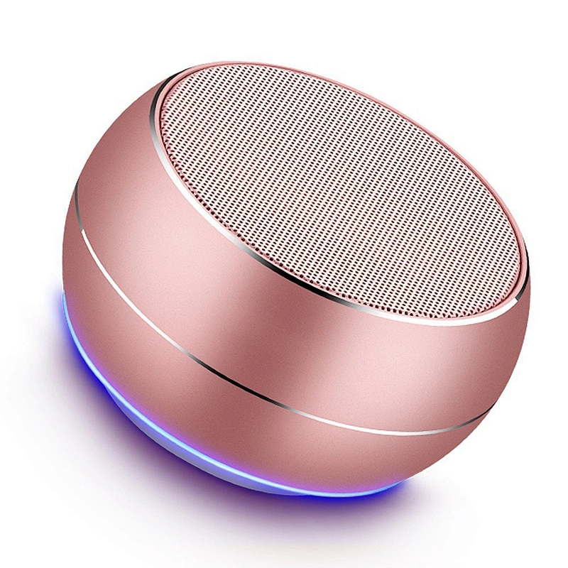 speakers with led light music player subwoofer Aluminum mini led speaker