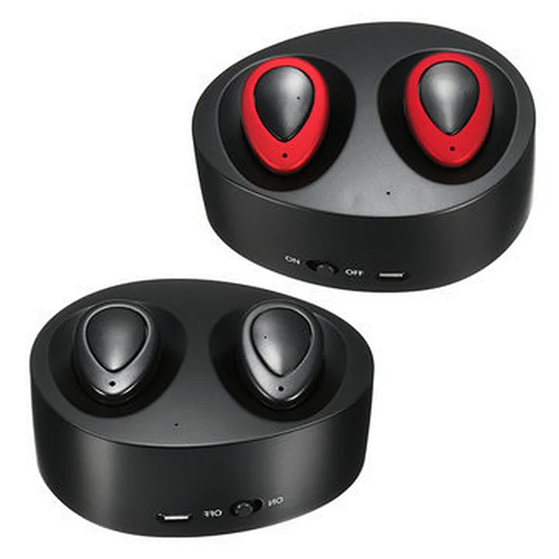 oem brand charge case sport mini double in ear true wireless tws earbuds