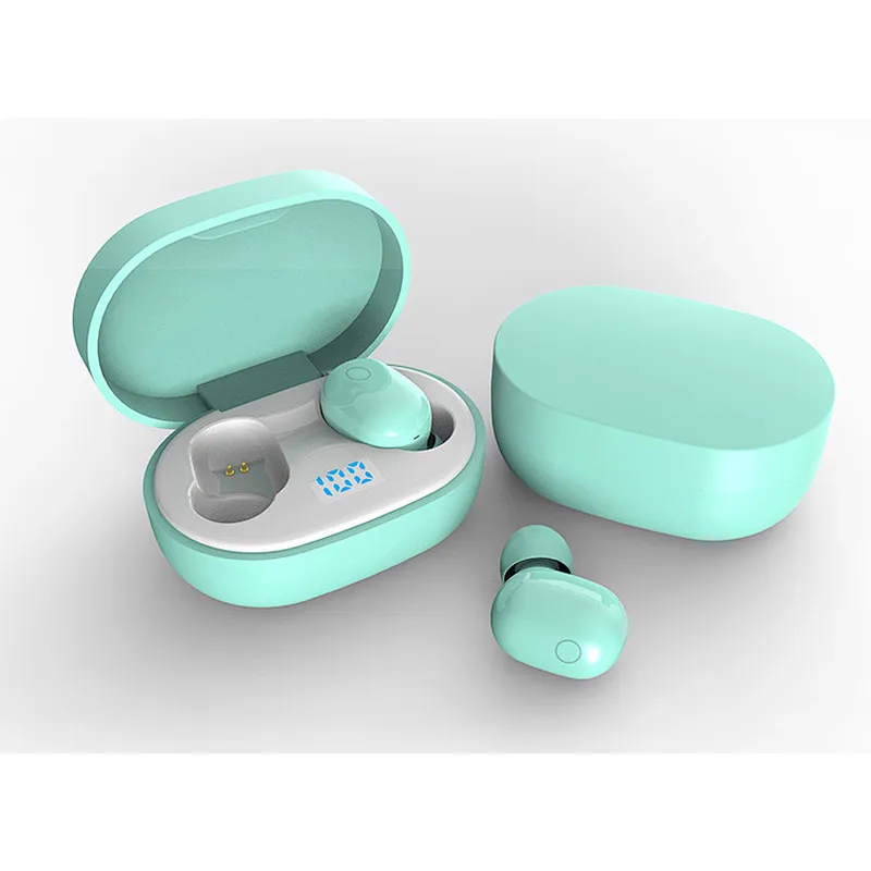 KINGSTAR Tws bluetooth 5.0 mini true earphone lcd display wireless earbuds