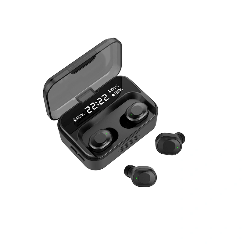 thermometer TWS Earphone With Body Temperature Test Function Wireless TWS Earbuds