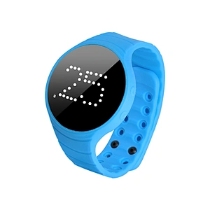 Screen Sport Tracker Calorie Sleep Monitor Silicon monitor Smart tracker Waterproof Round Fitness Watch Bracelet