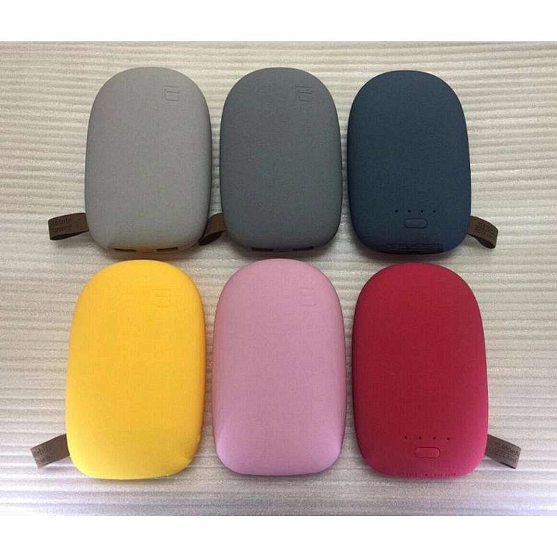 Dual USB Ports Cobblestone Portable 10000mah Power Bank