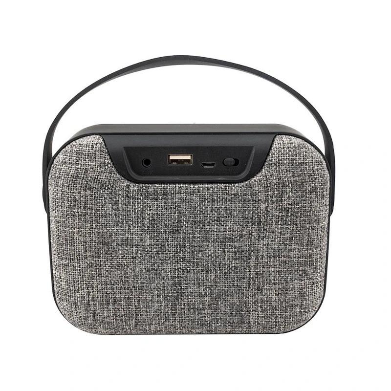 mesh cover cloth grill/grille fabric wireless speaker with handle