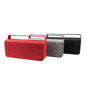 Fabric cloth bass wireless handle portable mini speaker