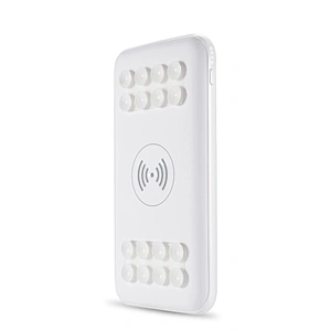 8000mah Antiskid Suction Cup Power Bank Wireless Charger