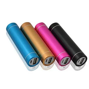 1200mah Metal Aluminum Mini LED Torch Light Power Bank