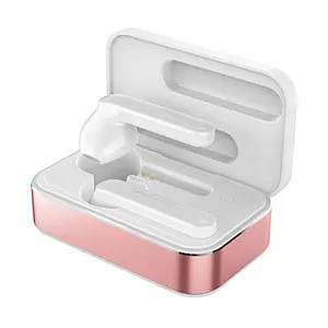 Bluetooth Earphone Stereo Bass TWS Headphone Mini Square Aluminum Wireless Earbuds