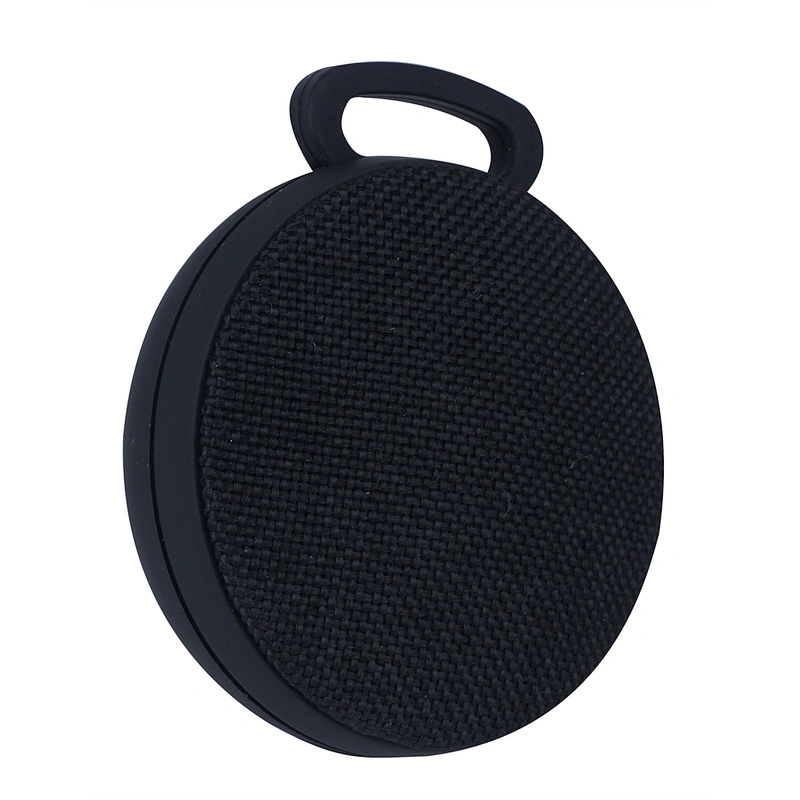 OEM Handsfree Bluetooth Music Player Portable Mini Subwoofer Round Wireless Fabric Active Speaker