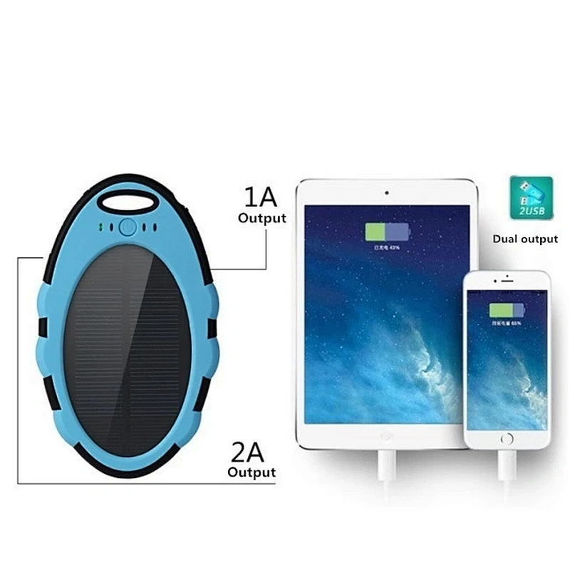 new arriving Promotion gifts portable charger mini mobile charger portable mini portable waterproof solar wireless charger