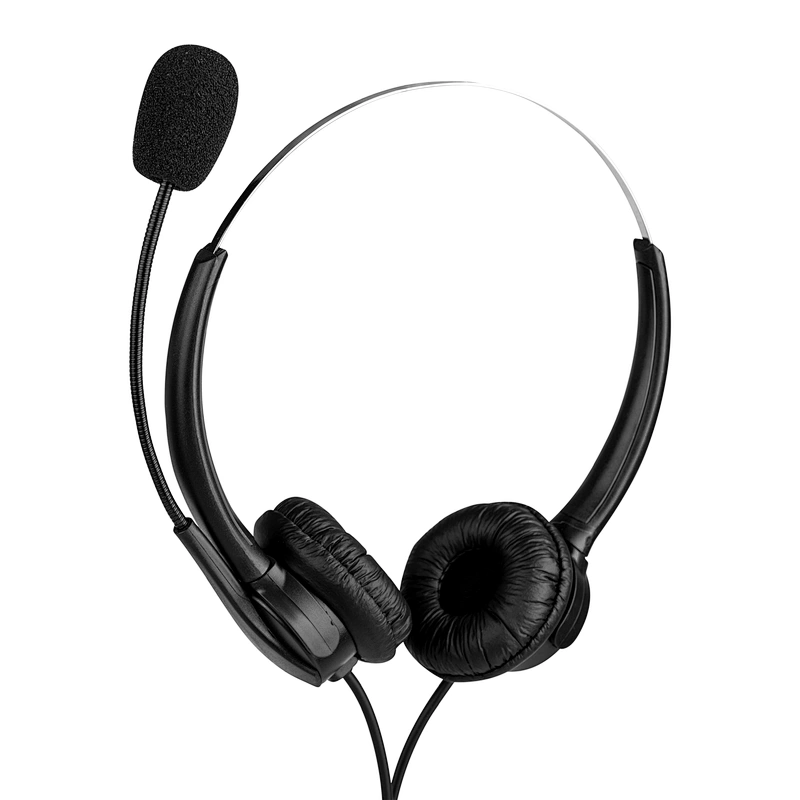 answering service usb business headphone stereo noise cancelling computer headset
