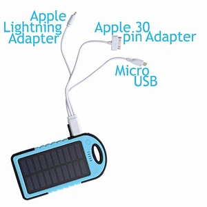High Efficient waterproof Solar Power Bank phone charger
