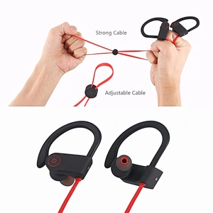 Promotion gift logo waterproof microphone neckband stereo wireless sport headset