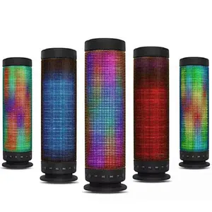 Wireless Stereo Sound Home Theater LED Flashing Light Bluetooth Speaker