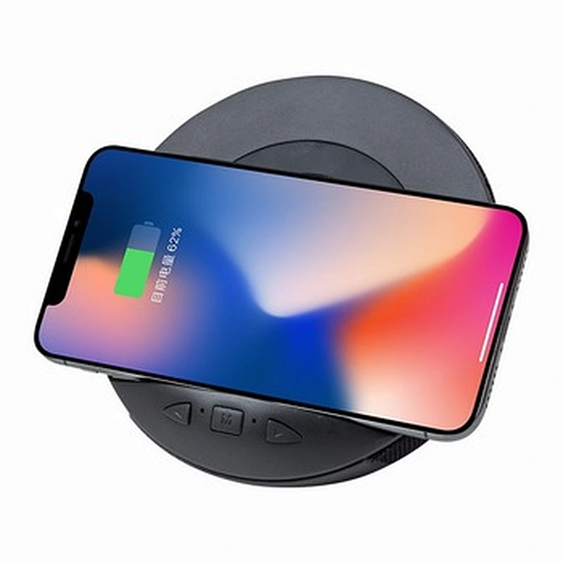 Cheap small portable holder phone stand fast charger QI wireless charger speaker