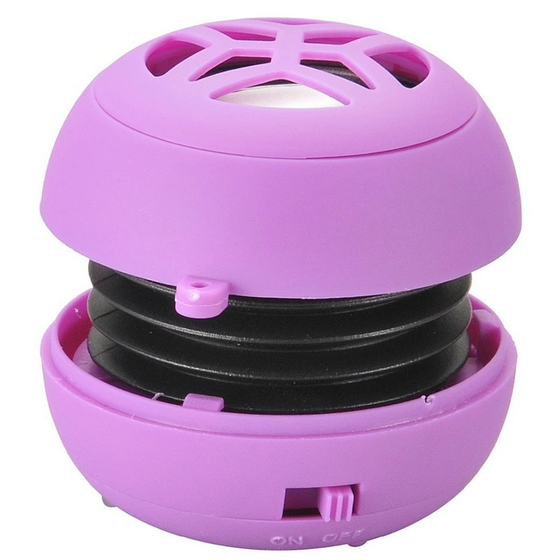 OEM wholesale round Spherical cute super USB portable music player small vibration mini hamburger wireless speaker