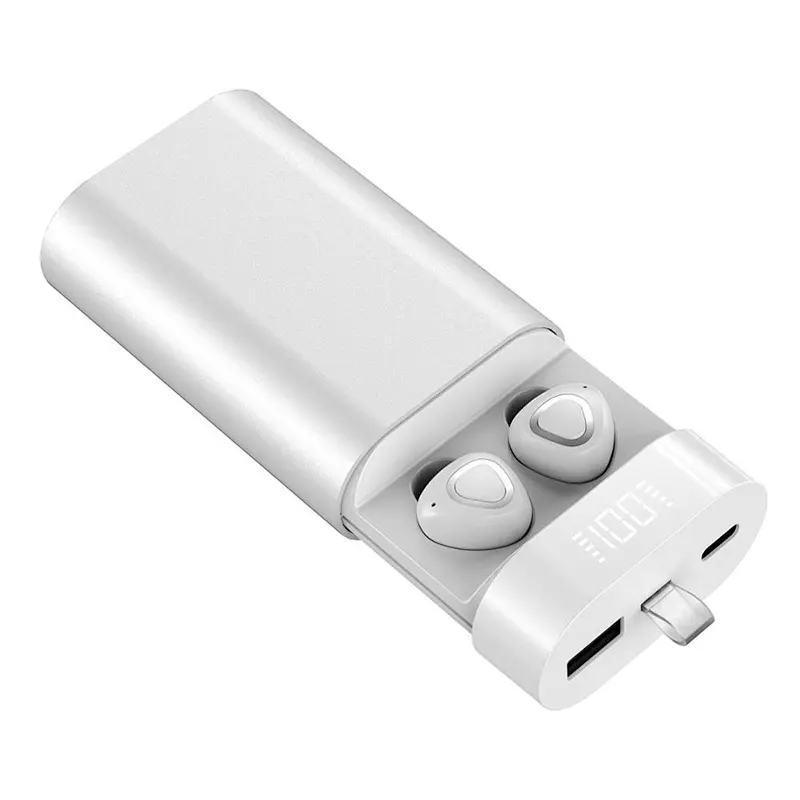 TWS Mini Sports headphones TWINS 5.0 Wireless battery charger earphone