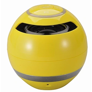 mini eye ball music player for smartphone color printing silk printing round spherical led wireless round ball speaker