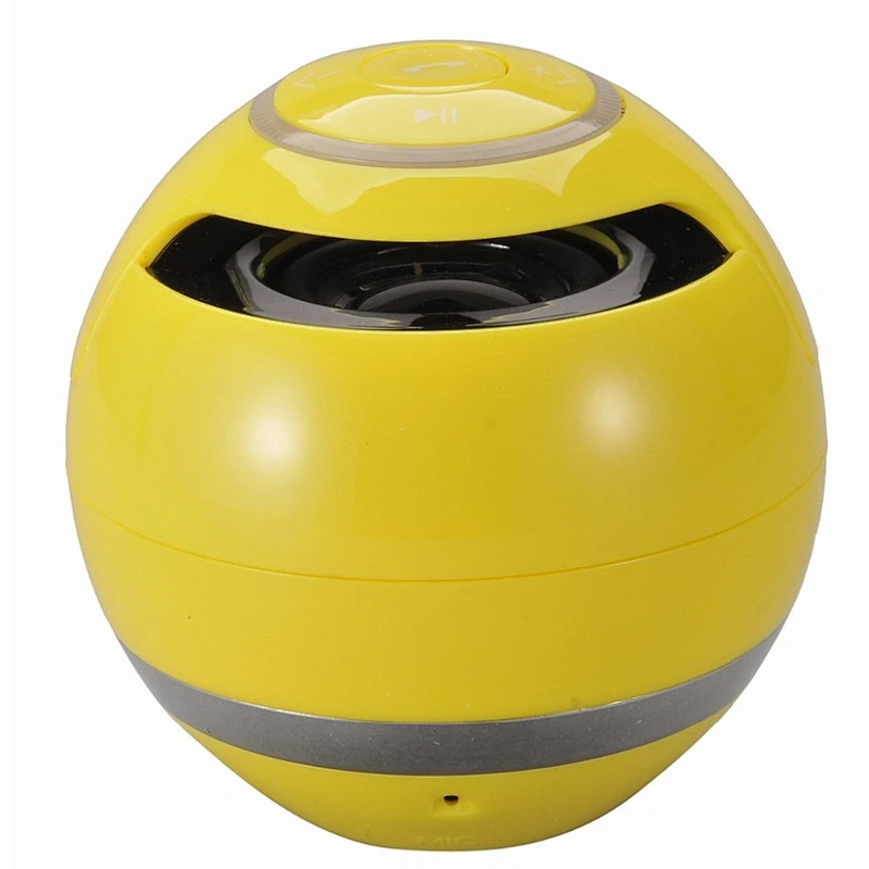 mini eye ball music player for smartphone color printing silk printing round spherical led wireless round ball speaker