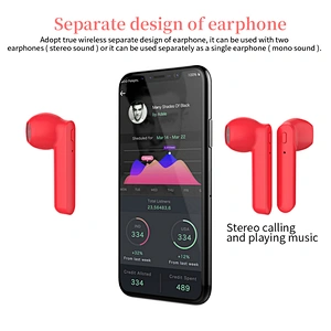 free samples charging box true wireless earphone 5.0 tws cheap promotion gift earbuds