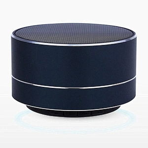 Promotion Gift Mini Round Aluminium Alloy A10 LED Wireless Speaker