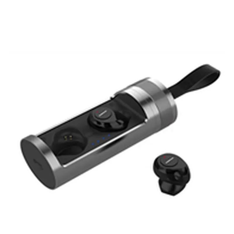Aluminum Alloy Wireless HIFI Waterproof IPX6 Metal Touch 360 Rotating Bluetooth Earphone