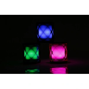 led light portable diamond crystal wireless mini speaker