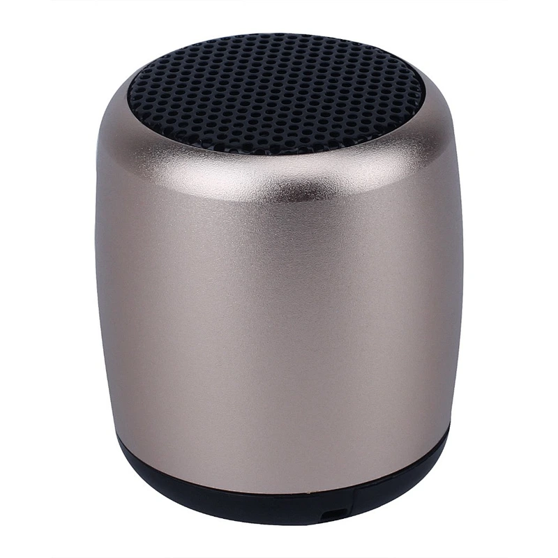 Mini Steel Shell TWS wireless Bluetooth speaker Metal HIFI Base subwoofer portable waterproof small sound