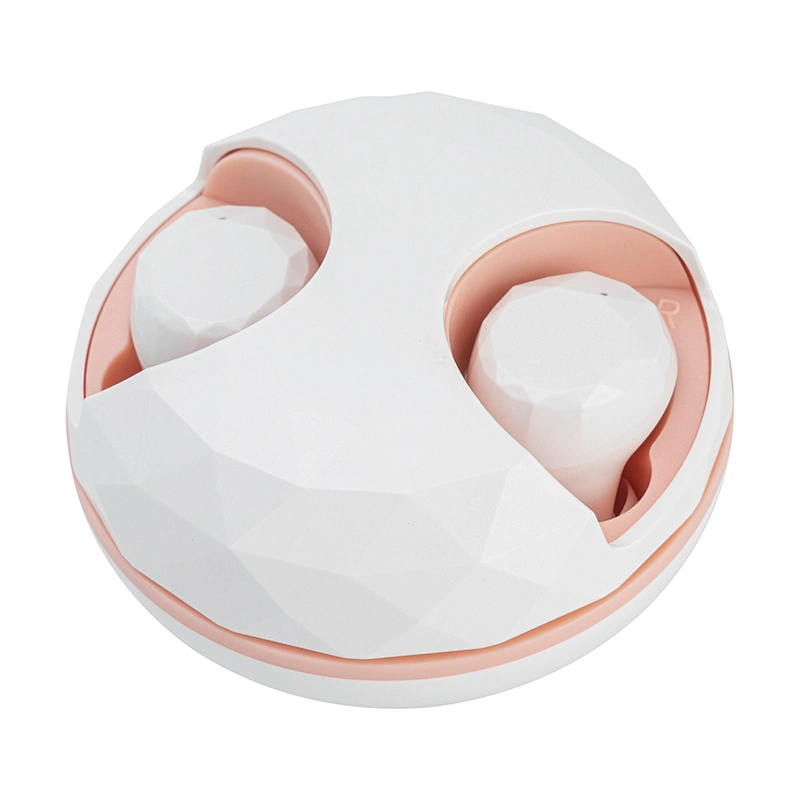 5.0 Round Shape Muti Color Rotate Open Mini Bluetooth Earphones