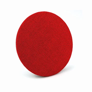 cloth cover wireless speaker Table speakers round mini portable fabric MP3 player