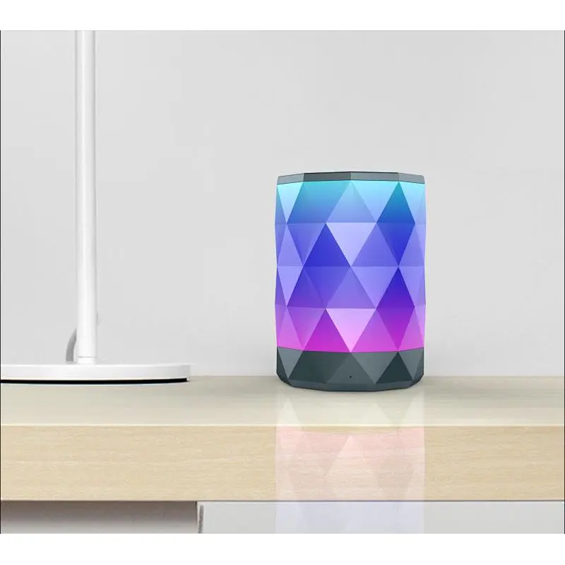 V4.2 Outdoor ABS Mood Light Wireless Blue tooth Speaker with led light