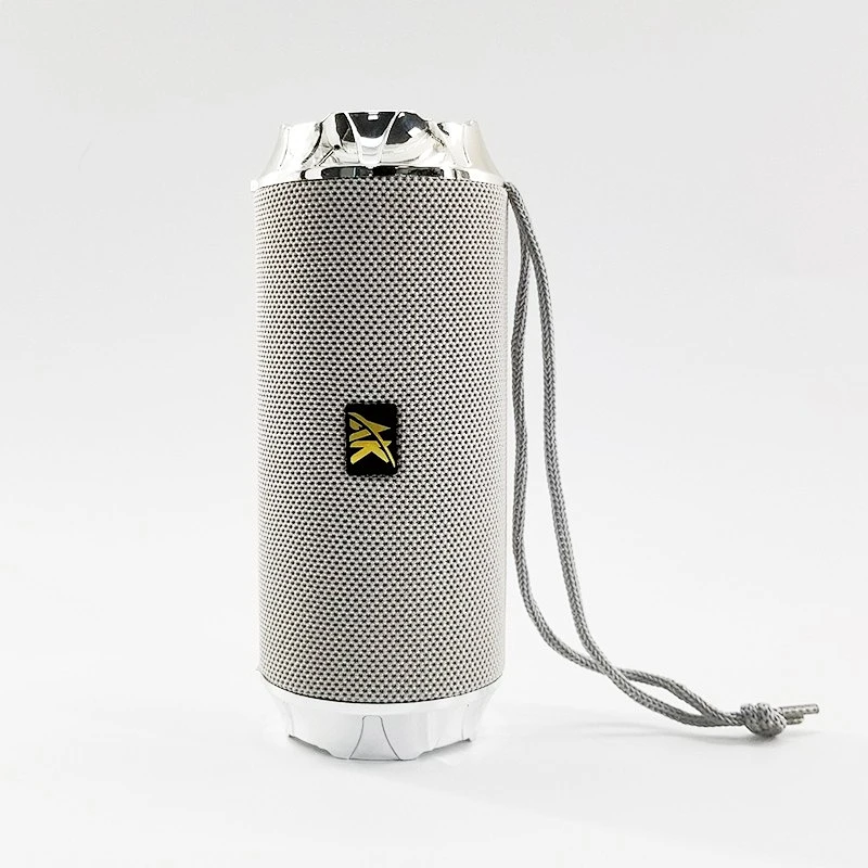 Outdoor Wireless Rechargeable Mesh Waterproof Cylinder Flashlight Bluetooth Speaker