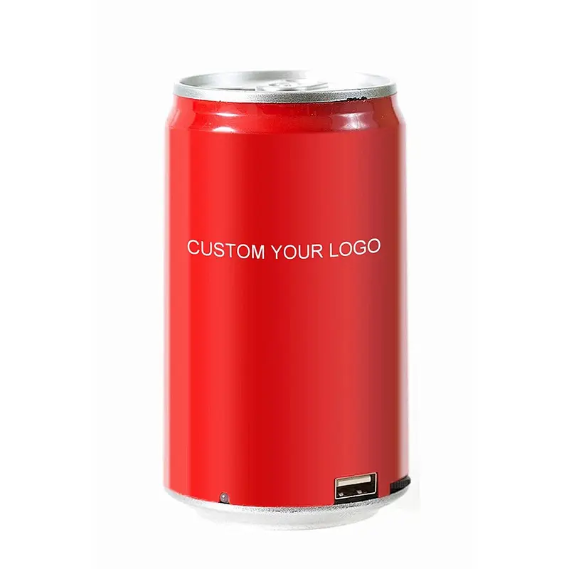 Oem Design Promotion Gift Tin Can Shape Wireless Bluetooth Speaker