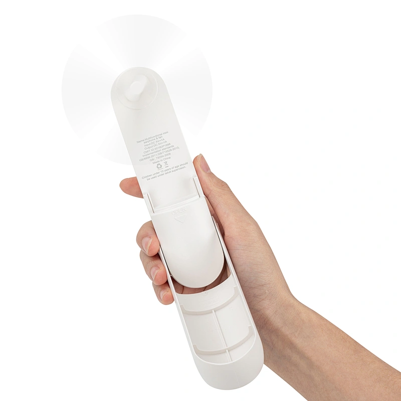 Multifunctional 3in1 mini fan mobile powerbank flash light mini portable fan usb rechargeable handheld fan
