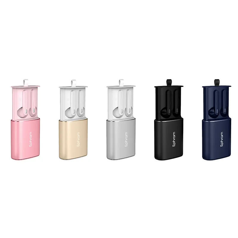 Bluetooth V5.0 Realtek TWS Mini Aluminum Alloy True Wireless Earphones