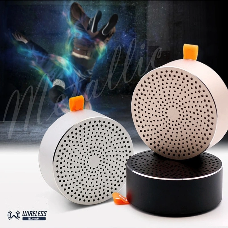 Mini 4.0 Bluetooth Wireless Subwoofer Aluminium Alloy Round Blue Tooth Portable Bass Metal Grill U8 Wireless Outdoor Speaker