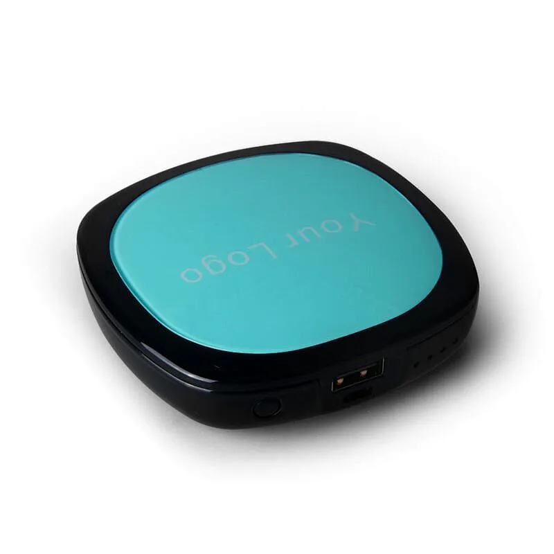 Square Travel Folding women portable pocket mirror cosmetic power charger