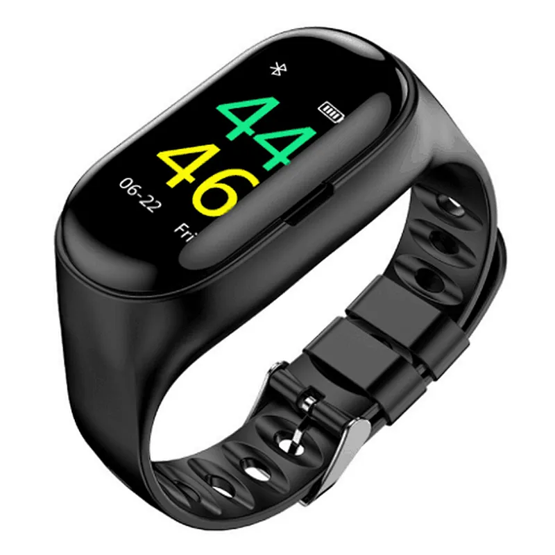 KINGSTAR Free Sample Wristband Mini In Ear Watch Earphone Fitness BT5.0 TWS Mini True Wireless Stereo Watch Earbuds